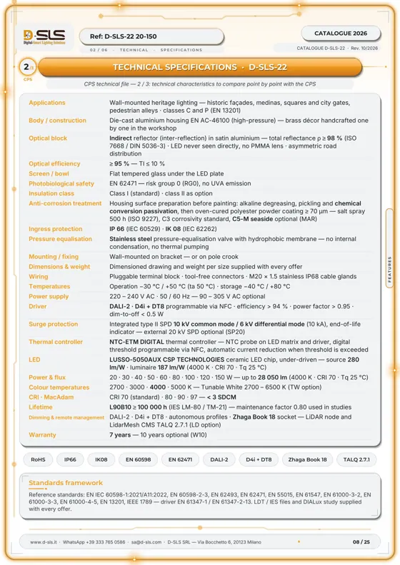 D-SLS-22 — Mural Crown lantern — catalogue page 8