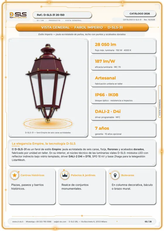 D-SLS-31 — Linterna Empire — catalogue page 2