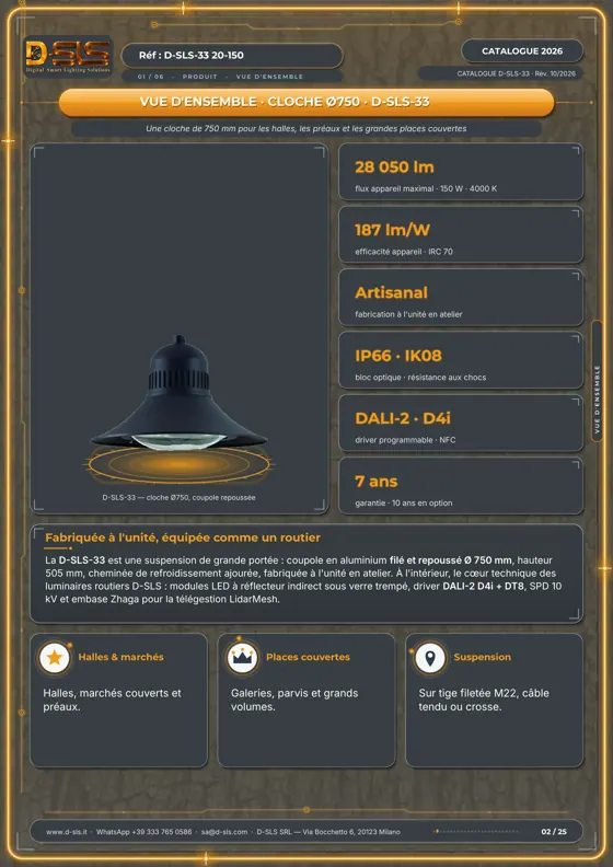 D-SLS-33 — Cloche Ø750 — catalogue page 2
